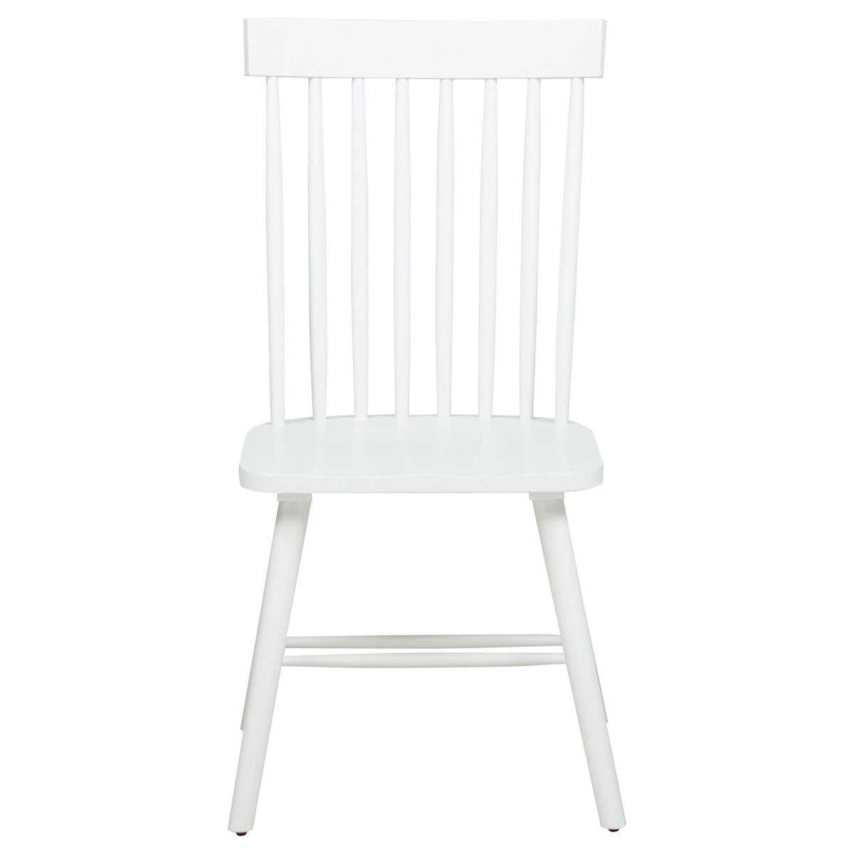Andrews Windsor Spindle Back Dining Side Chair White (Set of 2)