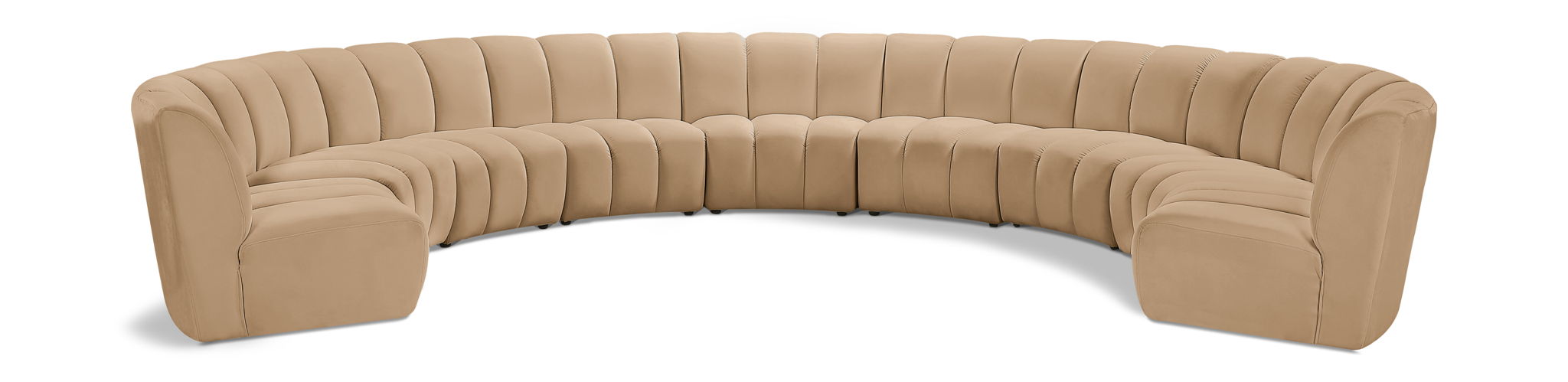 Infinity - 9 Piece Modular Sectional - Camel