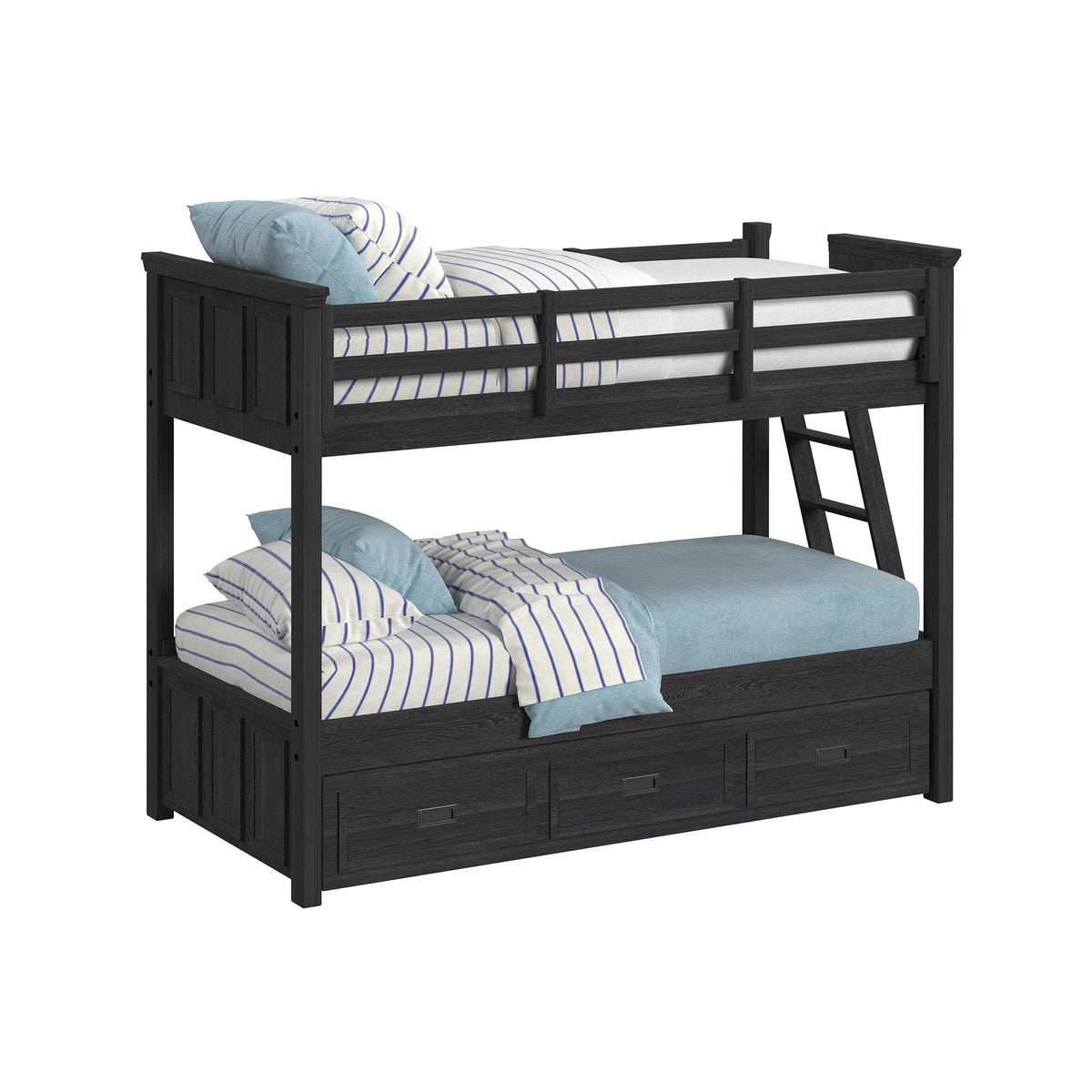 Hampton Kids - Bunk With Ladder And Trundle