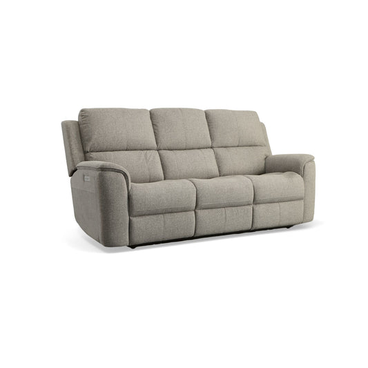 Flexsteel Henry Power Reclining Sofa with Power Headrests & Lumbar