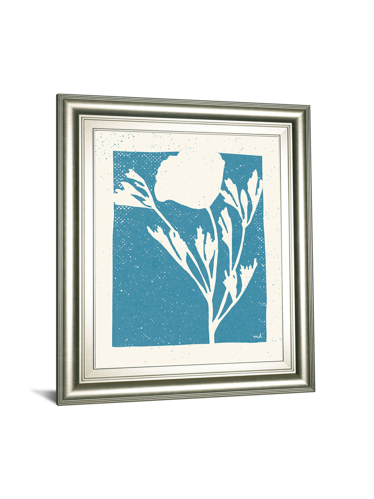 Joyful Spring II By Moira Hershey - Framed Print Wall Art - Blue