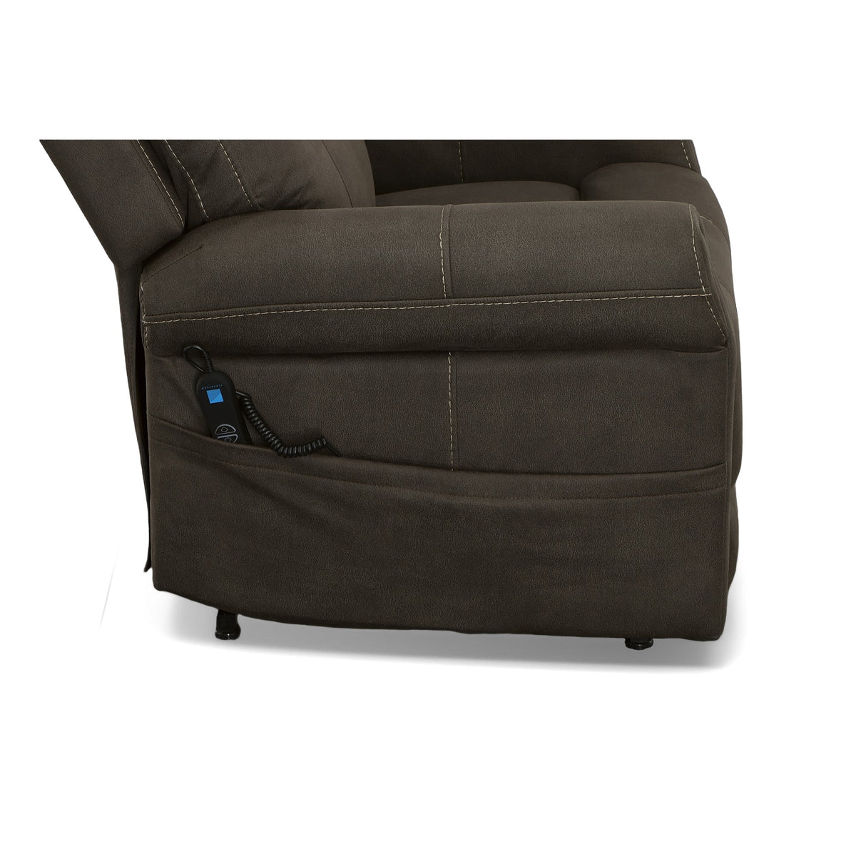 Flexsteel Jenkins Power Lift Recliner with Right-Hand Control & Power Headrest