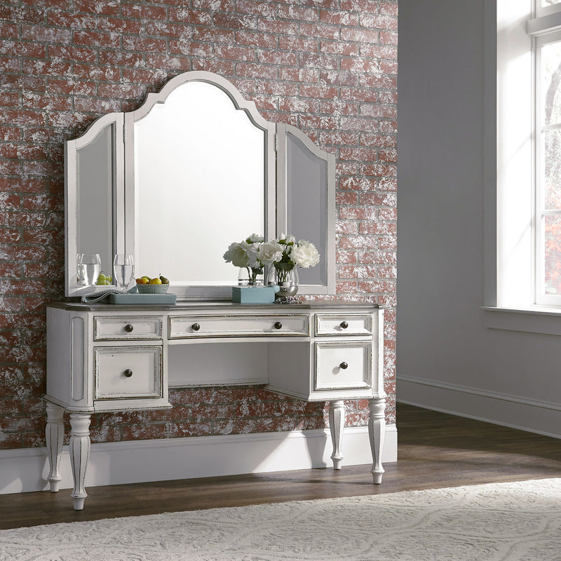 Magnolia Manor - Vanity Mirror - Antique White