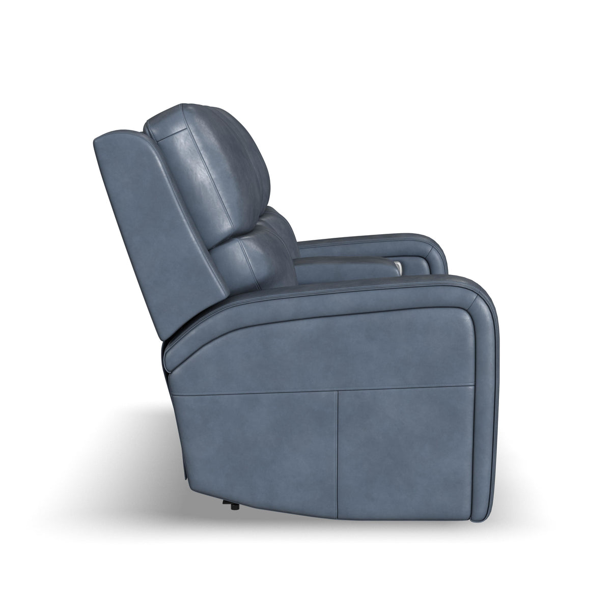 Flexsteel Oasis Power Reclining Loveseat with Console, Power Headrests, Lumbar, Heat & Massage