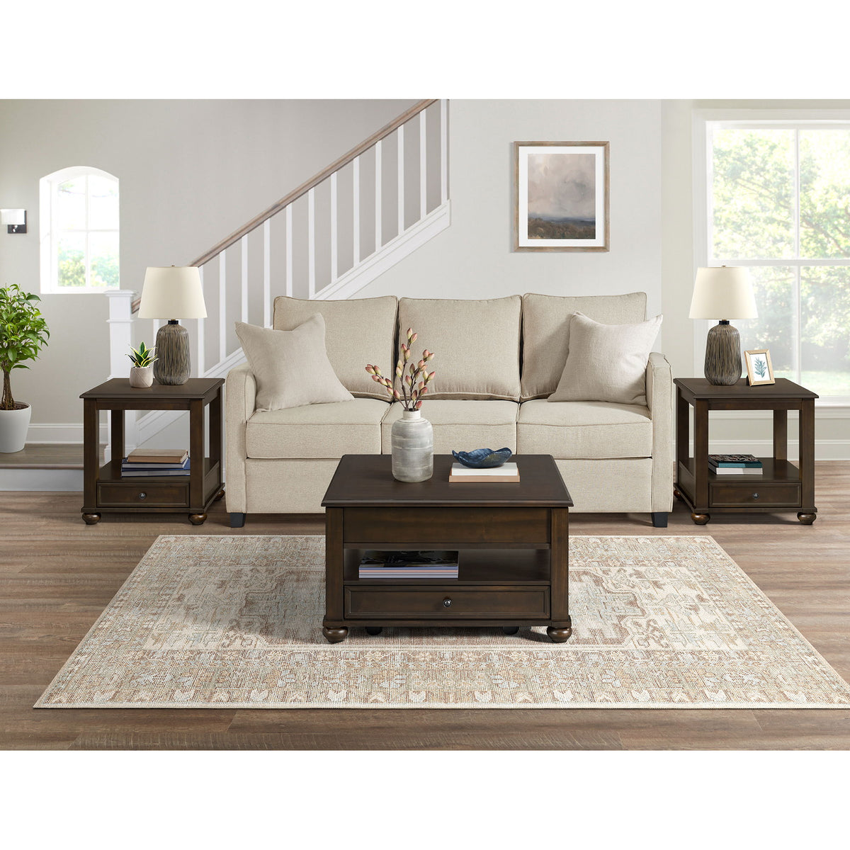 Wagner - End Table - Cherry