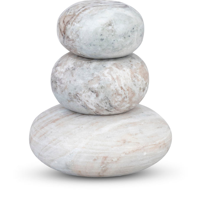 Pumpkin - 3 Piece Marble Decorative Object
