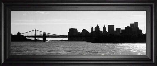 Ny Scenes I By Jeff Pica - Framed Print Wall Art - Dark Gray