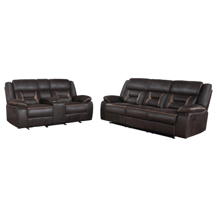 Greer - Upholstered Reclining Sofa Set