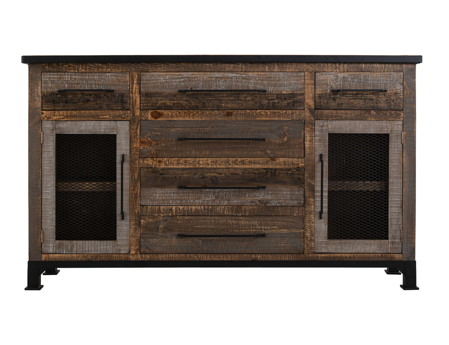Antique - Buffet - Gray / Brown