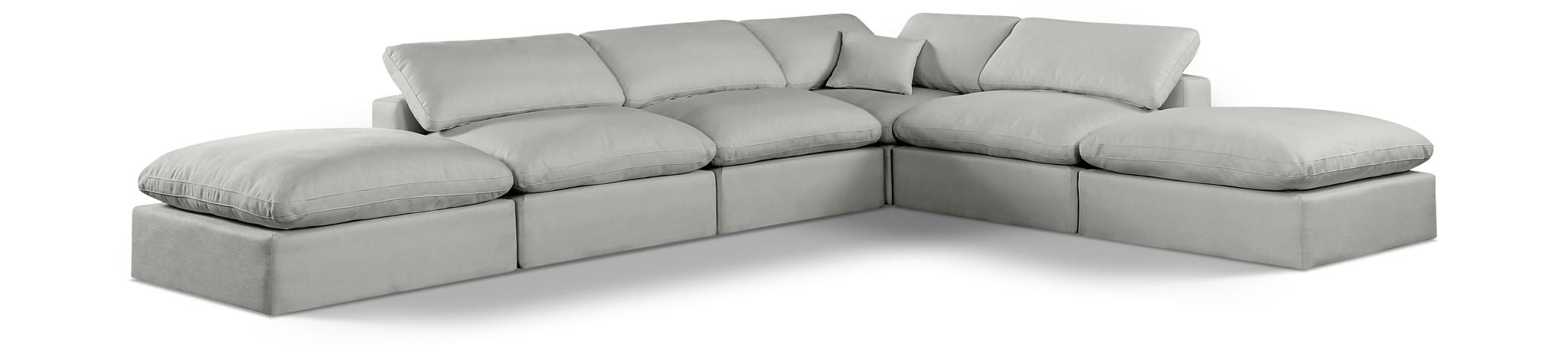 Comfy - 6 Piece Linen Modular Sectional