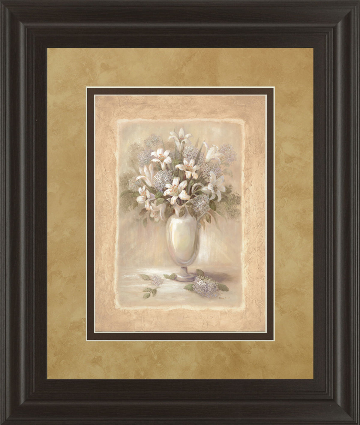 Bounty Il By Vivian Flasch - Framed Print Wall Art - Light Brown