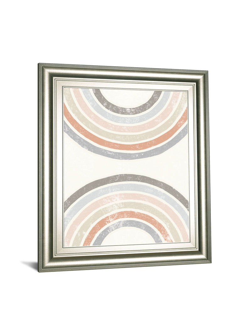 Over The Rainbow I By Moira Hershey - Framed Print Wall Art - Beige