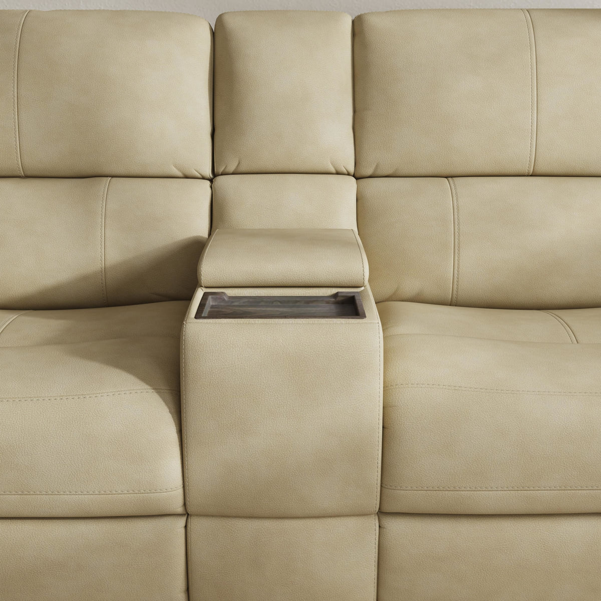 Flexsteel Henry Power Reclining Loveseat with Console & Power Headrests & Lumbar