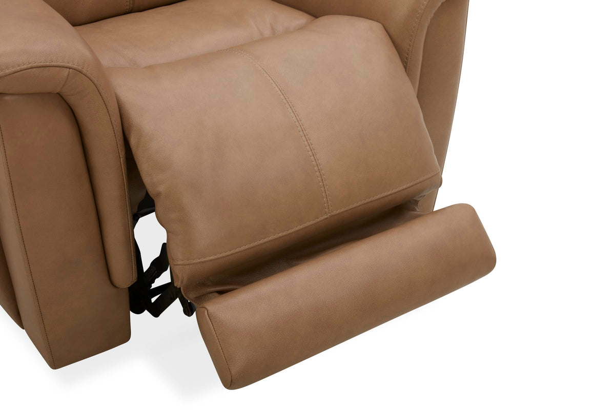 Flexsteel Ranger Power Recliner with Power Headrest, Lumbar, Heat & Massage