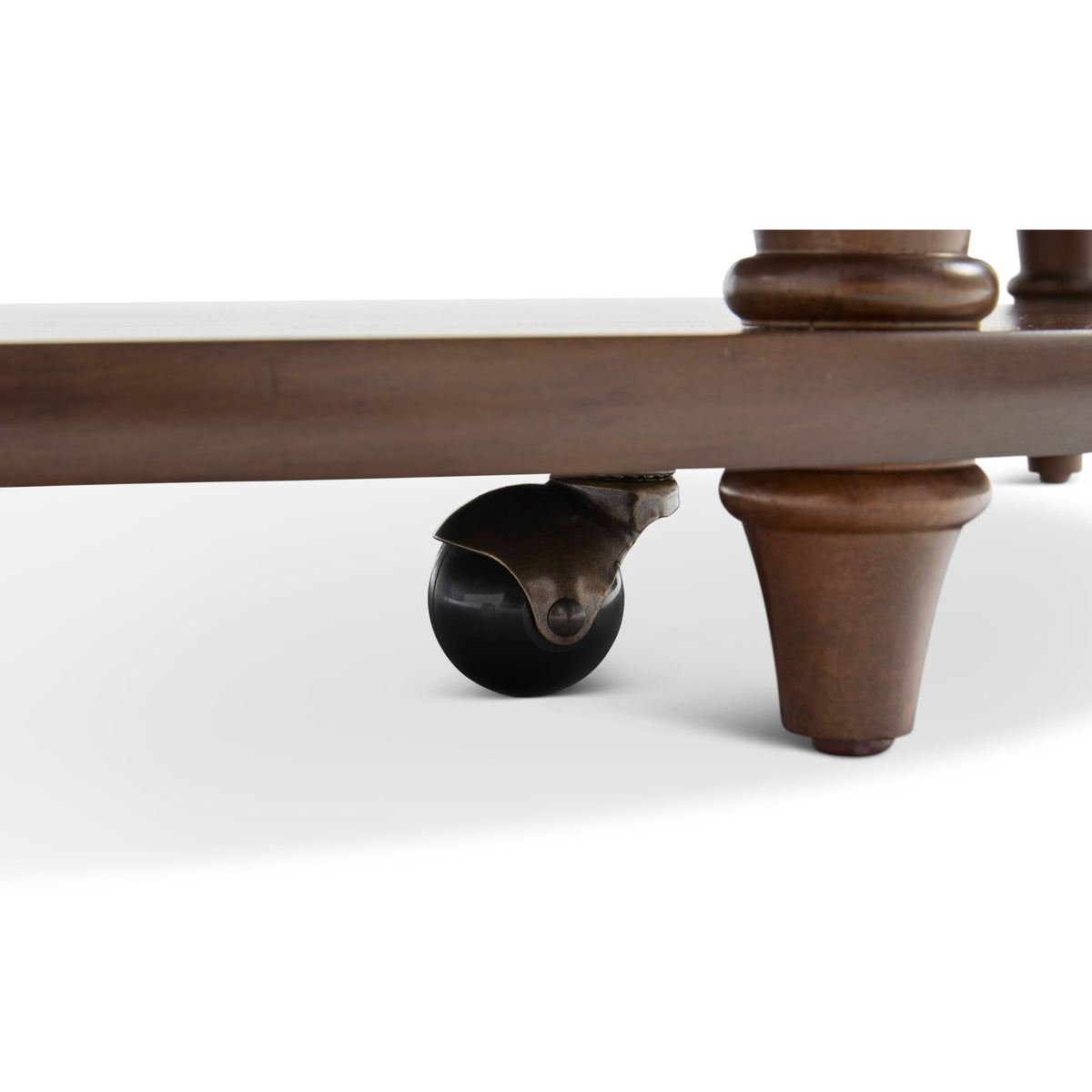 Flexsteel Bellevue Round Coffee Table with Casters
