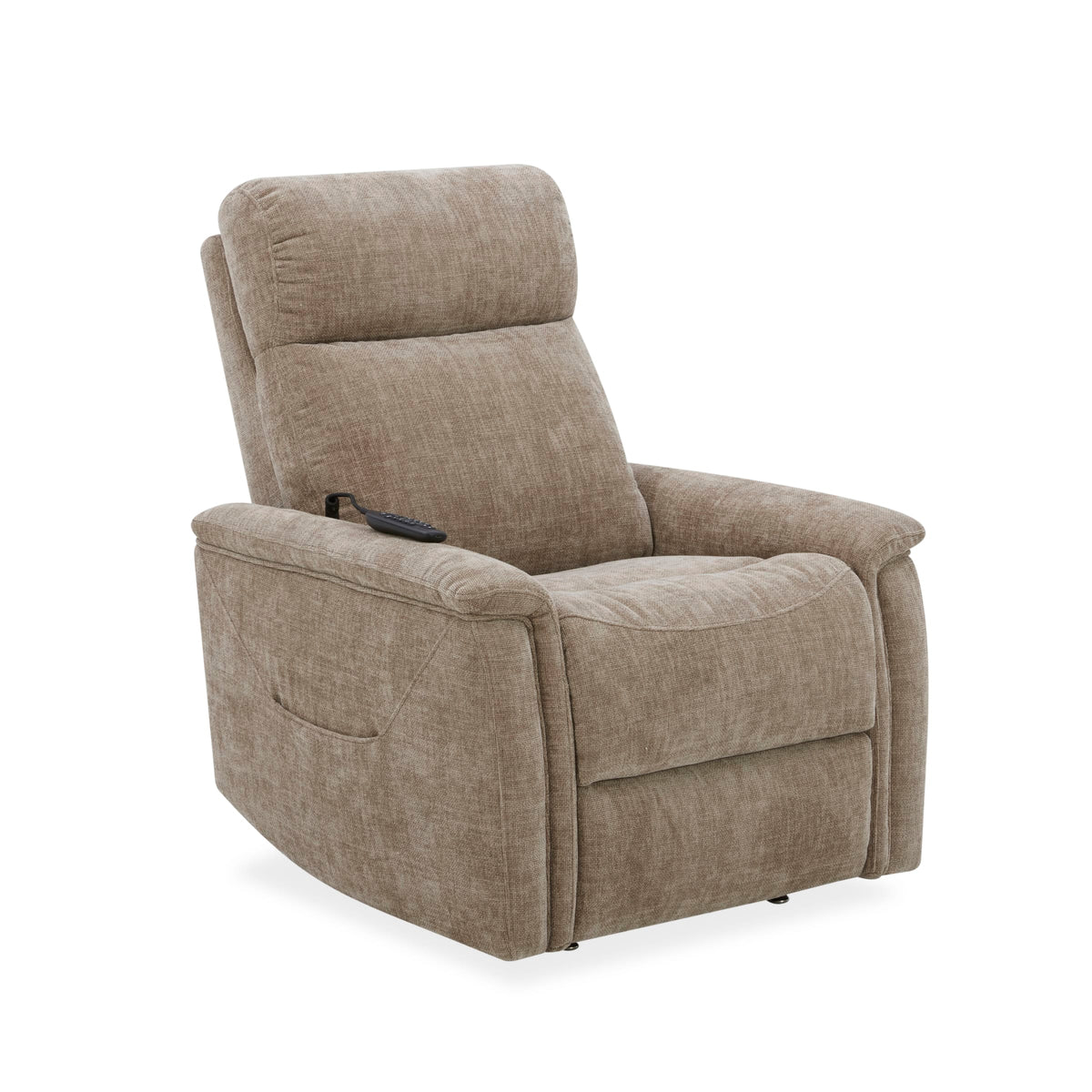 Flexsteel Luma Petite Petite Power Lift Recliner with Power Headrest, Lumbar, Heat & Massage