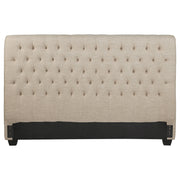 Chloe Upholstered Panel Headboard Oatmeal