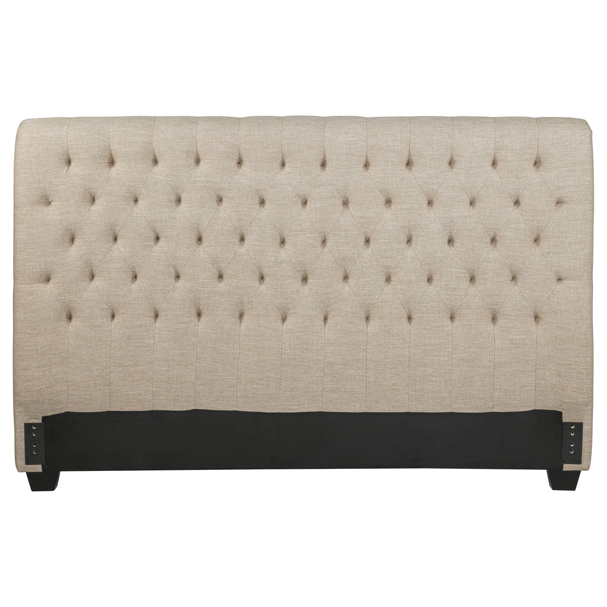Chloe Upholstered Panel Headboard Oatmeal