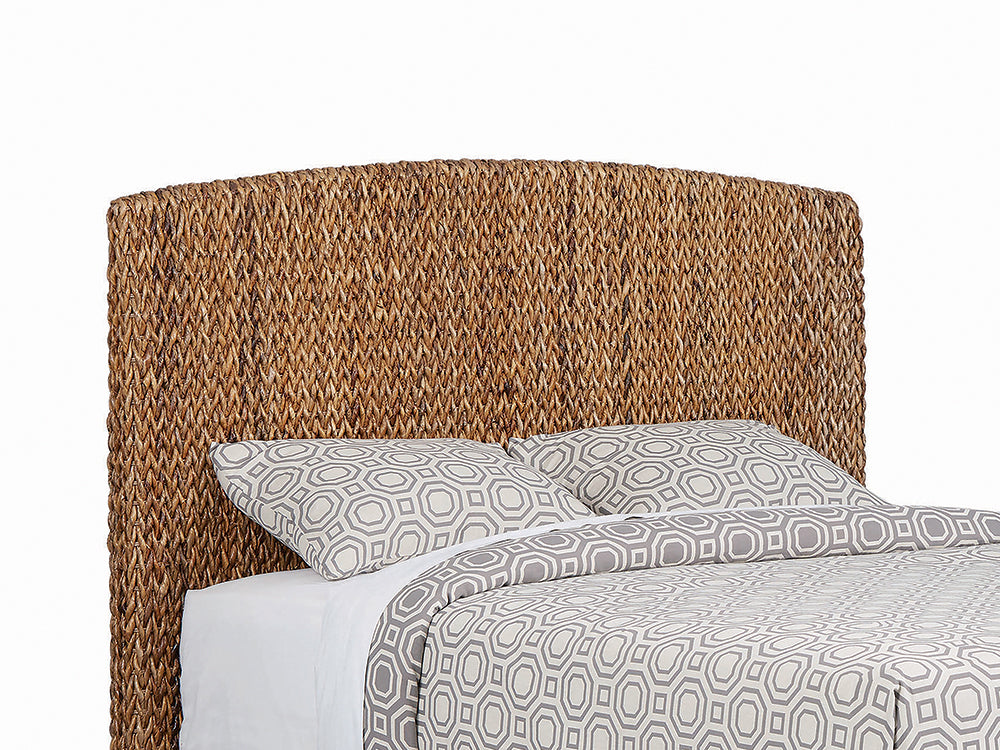 Laughton Woven Banana Leaf Panel Headboard Amber