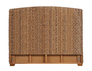 Laughton Woven Banana Leaf Panel Headboard Amber