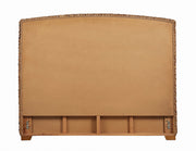Laughton Woven Banana Leaf Panel Headboard Amber