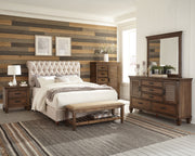 Devon 57-inch Upholstered Panel Bed
