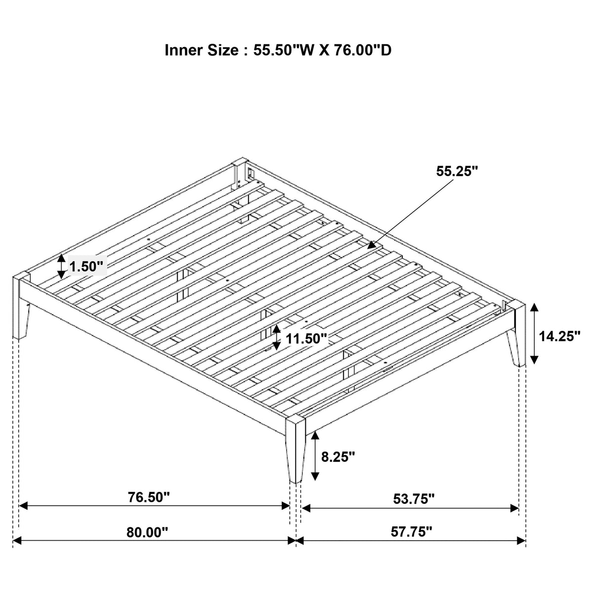 Hounslow Universal Platform Bed
