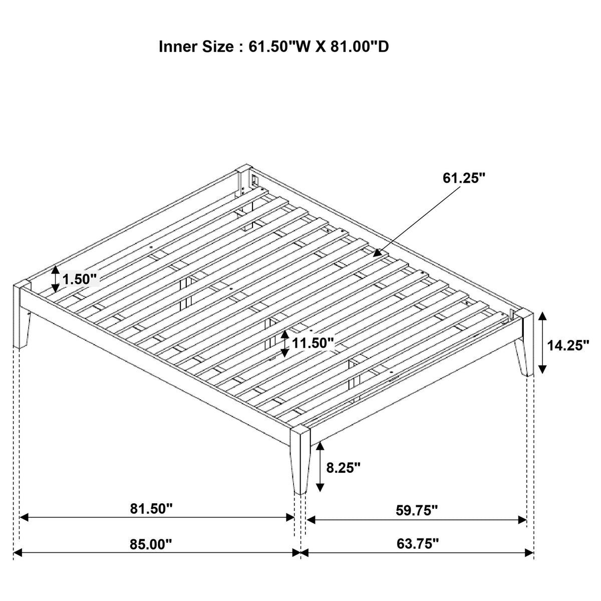 Hounslow Universal Platform Bed