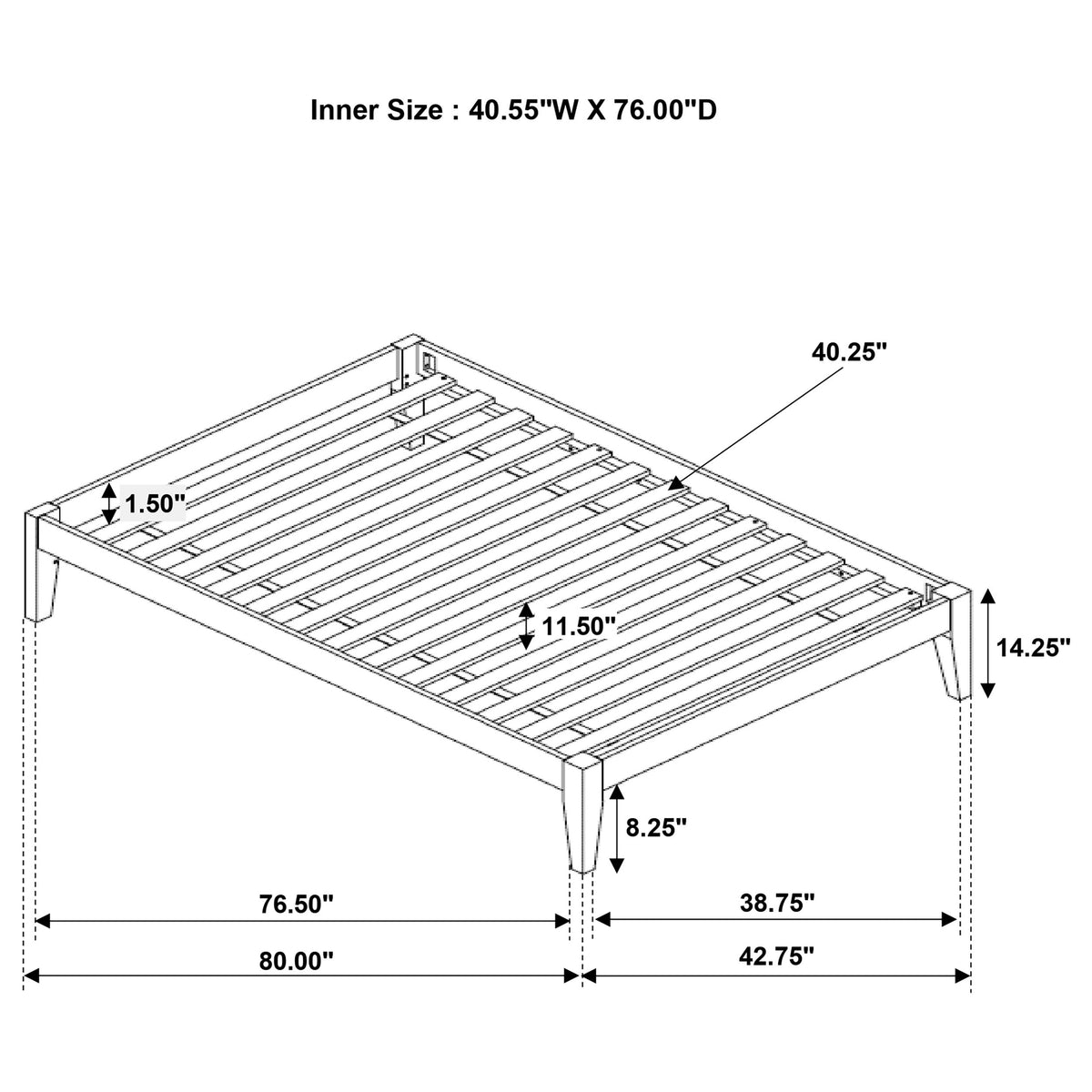 Hounslow Universal Platform Bed