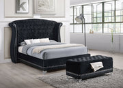 Barzini Upholstered Wingback Bed