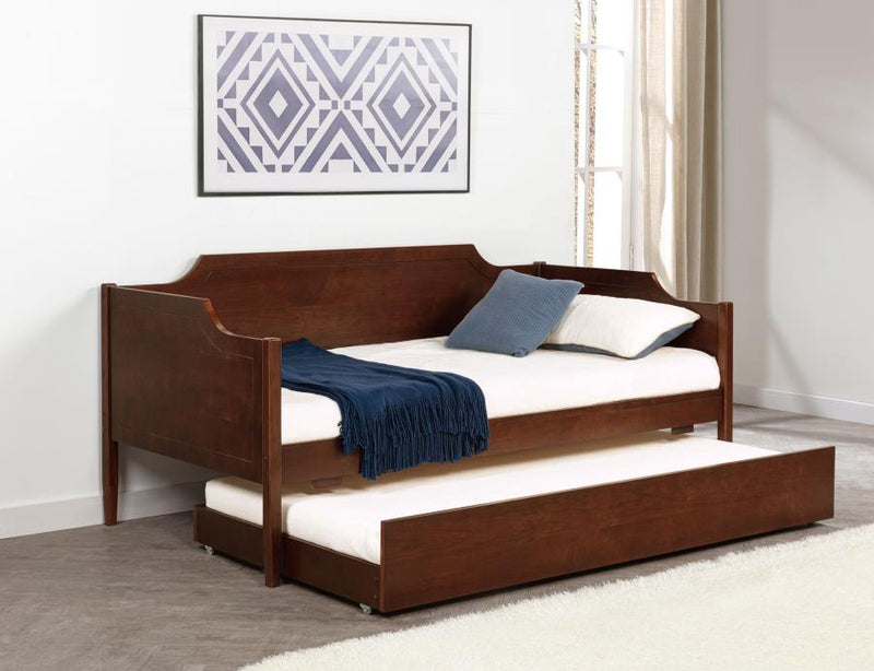 Redding Wood Twin Daybed With Trundle Cherry Default Title
