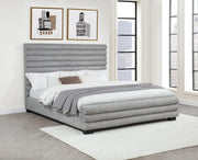 Patricia 58-inch Boucle Upholstered Bed Grey California King