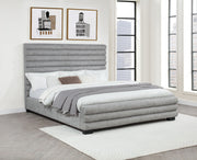 Patricia 58-inch Boucle Upholstered Bed Grey