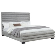 Patricia 58-inch Boucle Upholstered Bed Grey