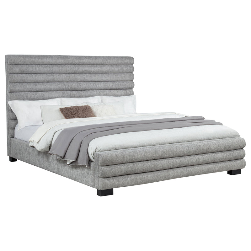 Patricia 58-inch Boucle Upholstered Bed Grey
