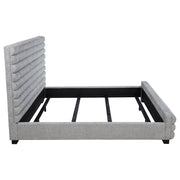 Patricia 58-inch Boucle Upholstered Bed Grey