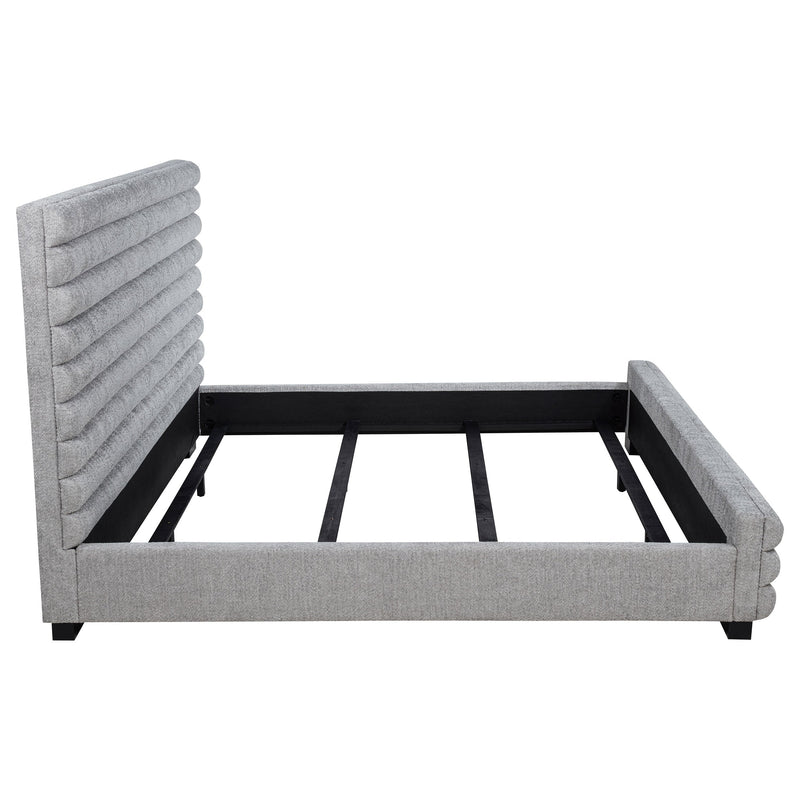 Patricia 58-inch Boucle Upholstered Bed Grey