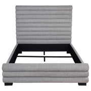 Patricia 58-inch Boucle Upholstered Bed Grey