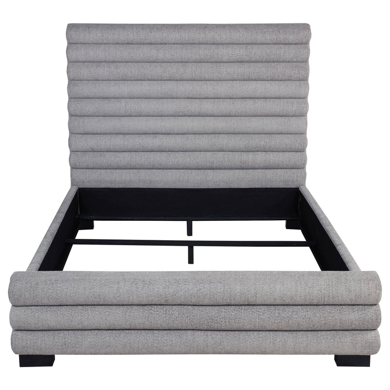 Patricia 58-inch Boucle Upholstered Bed Grey