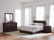 Dorian Bedroom Set Dark Cocoa Full 4-piece