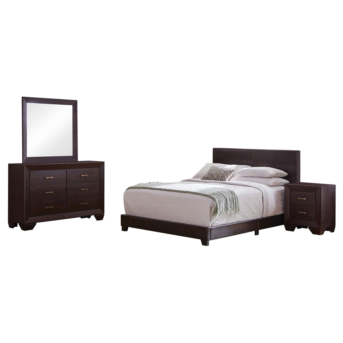 Dorian Bedroom Set Dark Cocoa