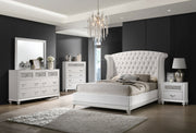 Barzini Upholstered Wingback Bed