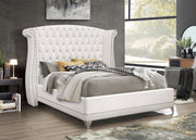 Barzini Upholstered Wingback Bed