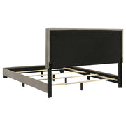 Dorian Fabric Upholstered Panel Bed