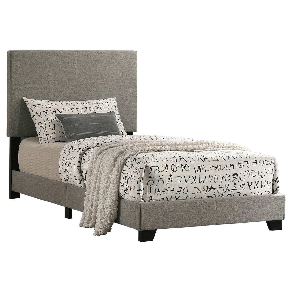 Dorian Fabric Upholstered Panel Bed