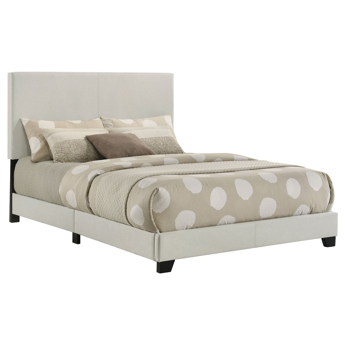 Dorian Fabric Upholstered Panel Bed