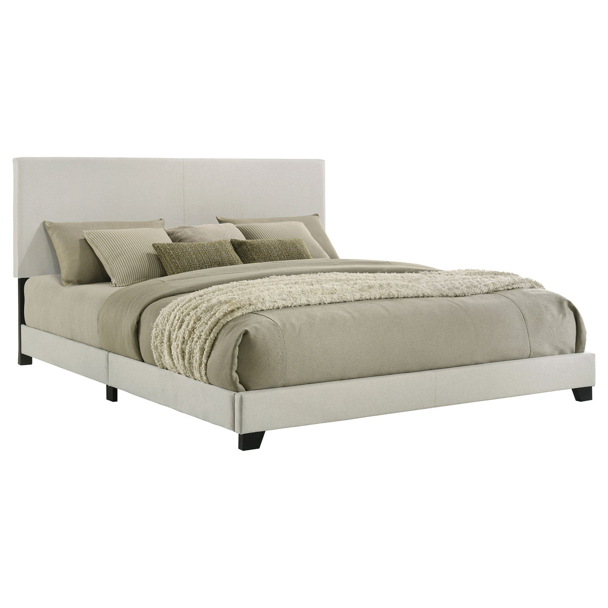 Dorian Fabric Upholstered Panel Bed