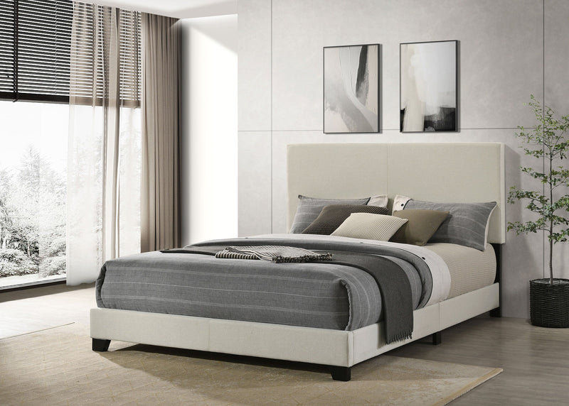 Dorian Fabric Upholstered Panel Bed