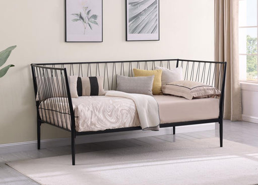 Richland Metal Twin Daybed Bed Frame Matte Black Default Title