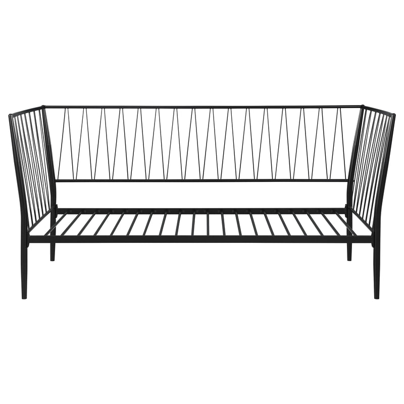 Richland Metal Twin Daybed Bed Frame Matte Black